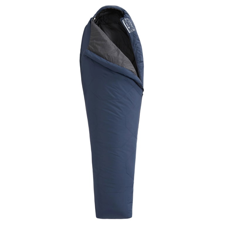 Millet Schlafsack Baikal 600 (2-Jahreszeiten-Schlafsack, Droite ) - Reissverschlussöffnung rechts - saphirblau