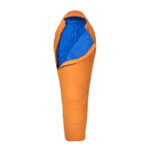 Millet Schlafsack Baikal 750 Reg (2-Jahreszeiten-Schlafsack, Gauche) - Reissverschlussöffnung links - orange