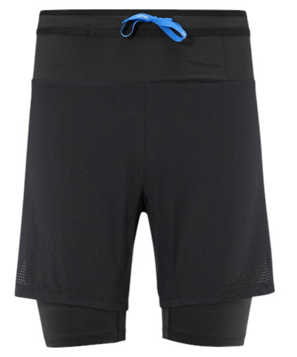 Millet Trail-Laufhose Intense 2in1 Short (schnelltrocknend, eingehängte Innenhose) kurz schwarz Herren