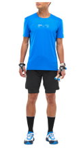Millet Trail-Laufhose Intense 2in1 Short (schnelltrocknend, eingehängte Innenhose) kurz schwarz Herren