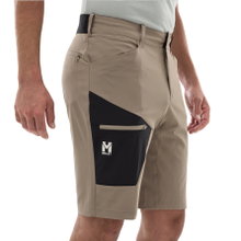 Spodnie wędrówkowe Millet Wanaka Stretch III Short (4-kierunkowy stretch, szybkoschnące, lekkie) krótkie beżowo-brązowe męskie