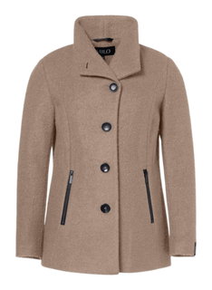Milo Coat Nala (Stand-up Collar) taupe brown Ladies