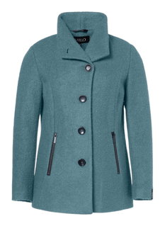 Milo coat (standing collar) Nala jade green ladies
