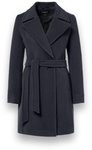 Milo Winter Coat Wanya (Wool Blend) Navy Blue Ladies