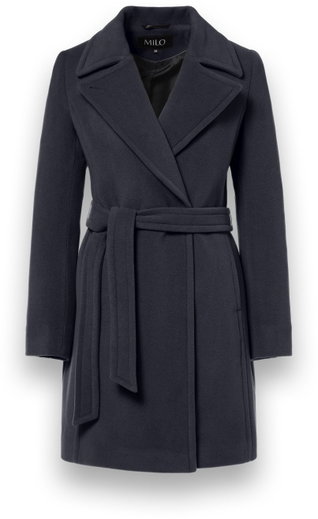 Milo Wintermantel Wanya (Wollmischung) navyblau Damen