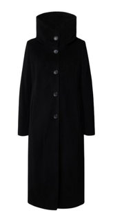 Milo Winter Coat Stacy (Wool Blend, Warm, with Hood) Black Ladies