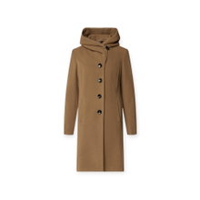 Milo Wintermantel Bella (Wollmischung, mit Kapuze) 2026 taupe/braun Damen