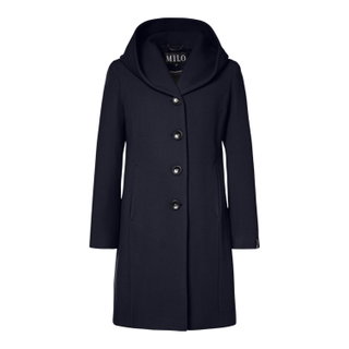 Milo Winter Coat Bella (Wool Blend, with Hood) 2026 Navy Blue Ladies