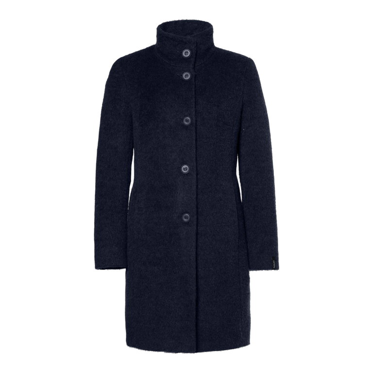 Milo Wintermantel Flora (Wollmischung) navyblau Damen