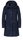 Milo Wintermantel Stella mit Kapuze (Teddyfell) navyblau Damen