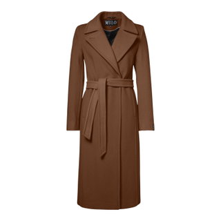 Milo Wintermantel Wanda (Wollmischung) 2026 cognac braun Damen