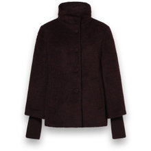 Milo Winterjacke Amber mit Stehkragen burgunderrot Damen