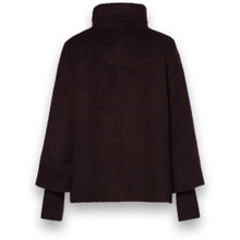 Milo Winterjacke Amber mit Stehkragen burgunderrot Damen