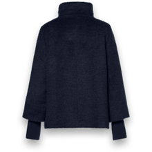 Milo Winterjacke Amber mit Stehkragen navyblau Damen