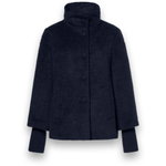 Milo Winterjacke Amber mit Stehkragen navyblau Damen