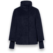 Milo Winterjacke Amber mit Stehkragen navyblau Damen