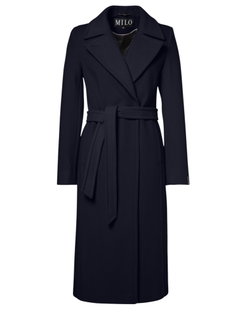 Milo Wintermantel Wanda (Wollmischung) navyblau Damen