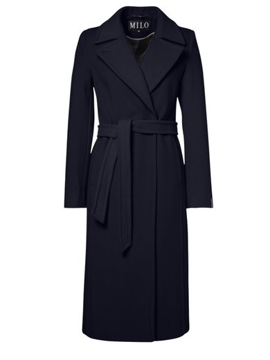 Milo Wintermantel Wanda (Wollmischung) navyblau Damen