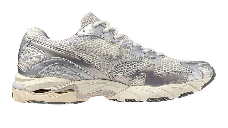 Mizuno Sneaker-Laufschuhe Wave Rider 10 grau/silber Herren