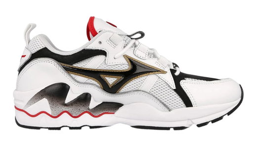 Mizuno Sneaker Wave Rider 1 OG weiss/schwarz/rot Herren