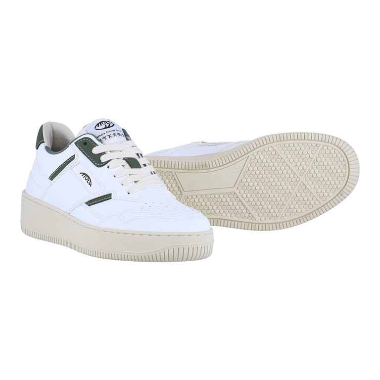 MoEa Sneaker Origin - Cactus - weiss/grün