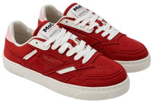 MoEa Sneaker Gen9 - Apple Red&Pink Suede - rot/weiss