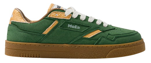 MoEa Sneaker Gen9 - Pineapple Green & Yellow Suede - green/brown