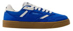 MoEa Sneaker Gen9 - Mushroom Full Blue Suede - blau/weiss