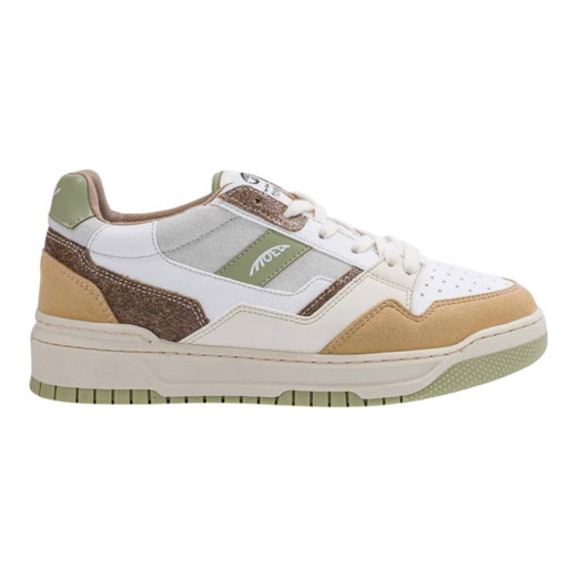 MoEa Sneaker Echo - Palm - braun/aloegrün