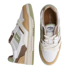 MoEa Sneaker Echo - Palm - braun/aloegrün