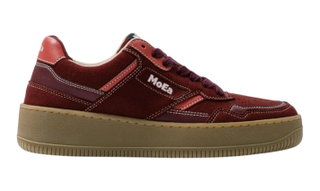 MoEa Sneaker Gen1 - Grapes Suede Pink & Wine - burgundy