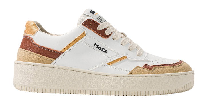 MoEa Sneaker Gen1 - Pineapple Blend - weiss/beige/braun Damen