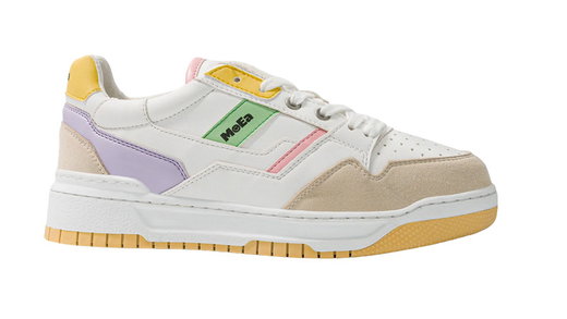 MoEa Sneaker Gen2 Smiley Pastel - weiss/gelb