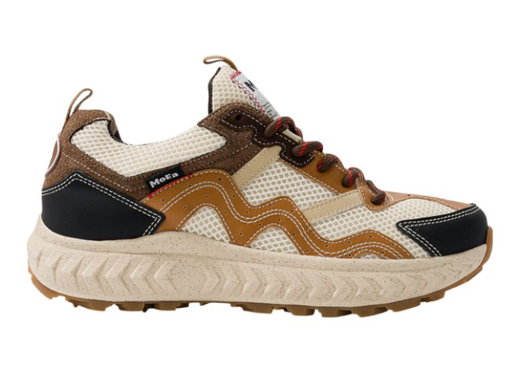 MoEa Sneaker Gen7 - Com Beige & Brown - beige/braun/navy