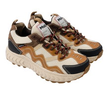 MoEa Sneaker Gen7 - Com Beige & Brown - beige/braun/navy