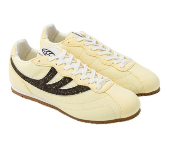 MoEa Sneaker Rise - Seaweed - gelb/schwarz