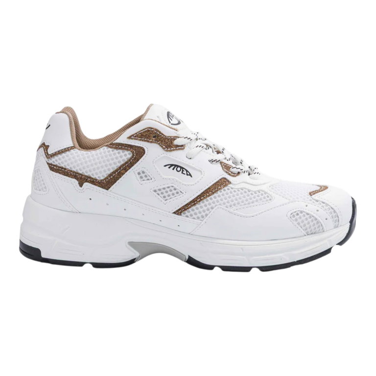MoEa Sneaker Rush Palm - weiss/braun