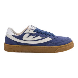 MoEa Sneaker Veyron Low - Mushroom - blau/cream