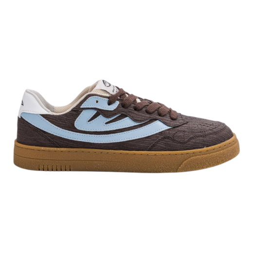 MoEa Sneaker Veyron Low - Pet - braun/skyblau
