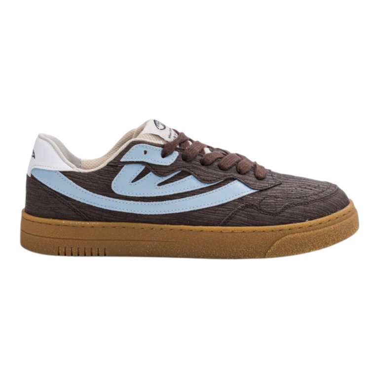 MoEa Sneaker Veyron Low - Pet - braun/skyblau