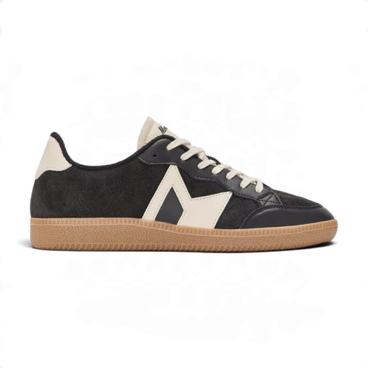 Morrison Sneaker Moma Caviar (Spaltleder) schwarz