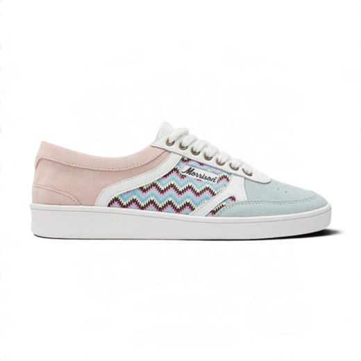 Morrison Sneaker Nineties Malibu (Suede) light blue/pink