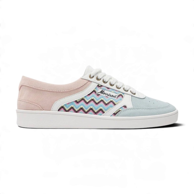 Morrison Sneaker Nineties Malibu (Suede) light blue/pink