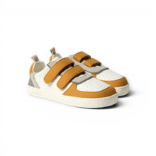 Muris Barfussschuhe Sneaker Petra Junior mustardgelb/weiss Kinder