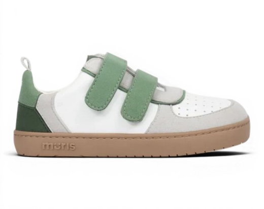 Muris Barfussschuhe Sneaker Petra Junior weiss/grün Kinder