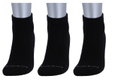 nanga Tagessocke Sneaker Wolle Socks (Merinowolle) schwarz - 3 Paar