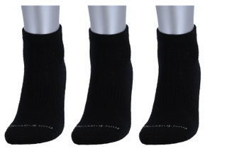 nanga Tagessocke Sneaker Wolle Socks (Merinowolle) schwarz - 3 Paar