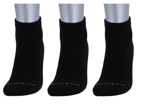 nanga Tagessocke Sneaker Wolle Socks (Merinowolle) schwarz - 3 Paar