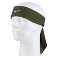 Nike Stirnband Dri Fit Terry 2022 dunkelgrün/weiss - 1 Stück