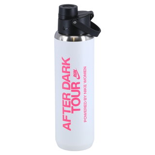 Nike SS Recharge Chug Bottle Stainless Steel After Dark Tour White 709ml